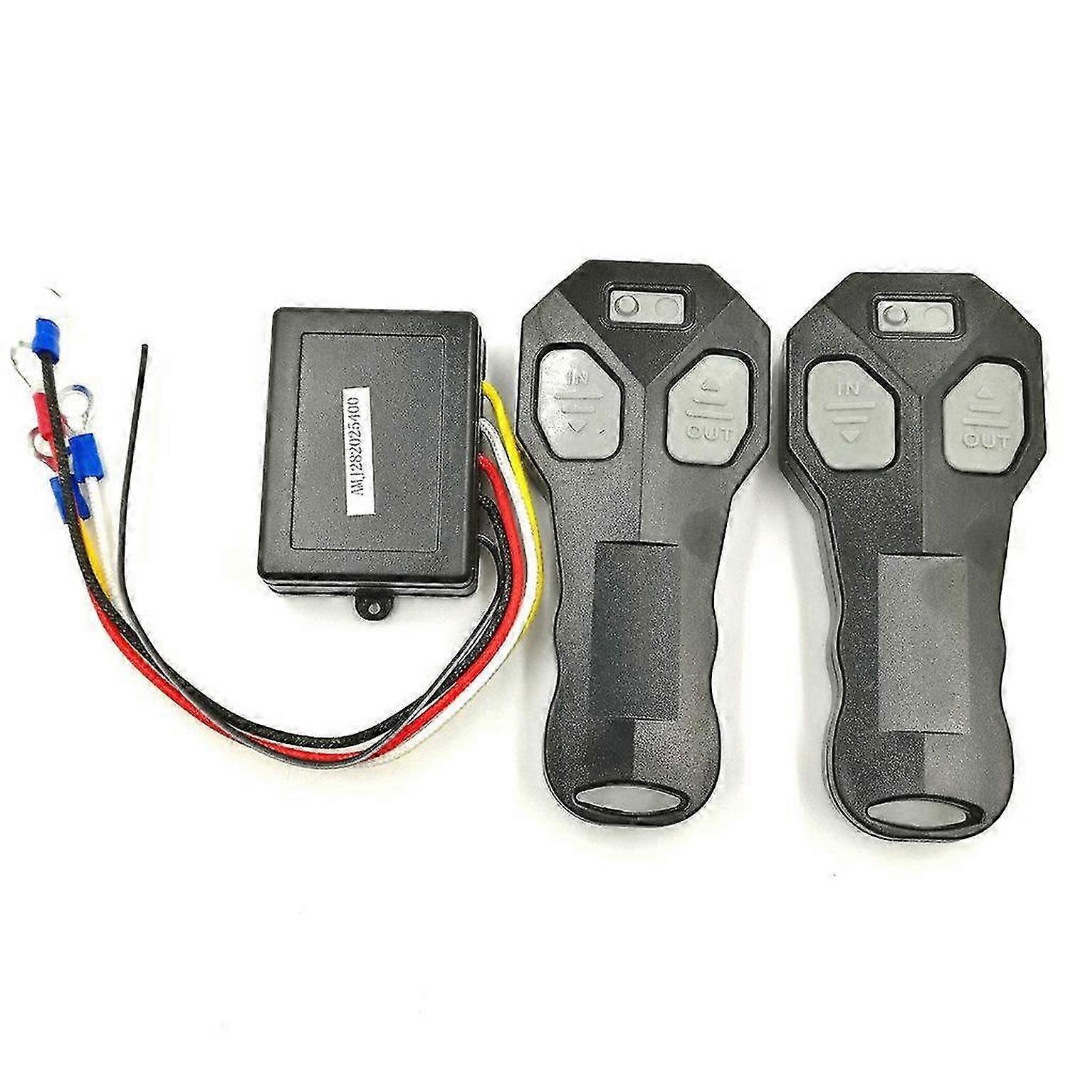 Universal Car Wireless Winch Remote Control With Twin Handset Two Matched  mitters