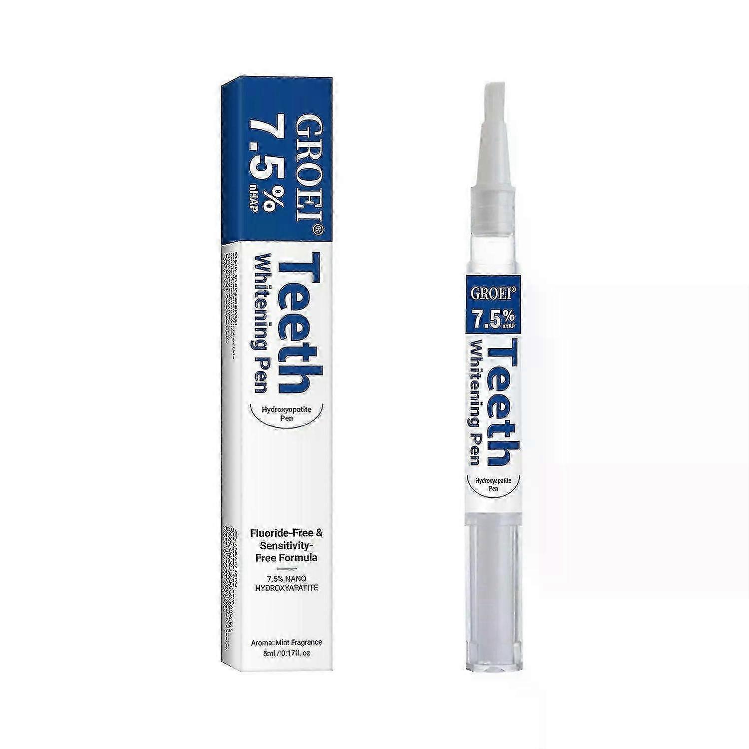 7.5% Hydroxyapatite Toothpaste, Fluoride-Free Hydroxyapatite Toothpaste Whitening, 7.5% Nano Hydroxy
