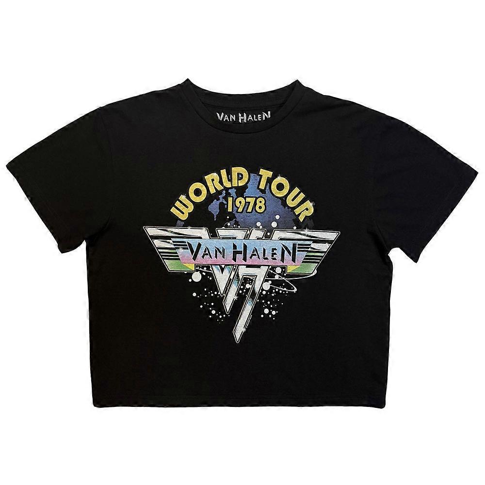 Van Halen World Tour 78 Crop Top