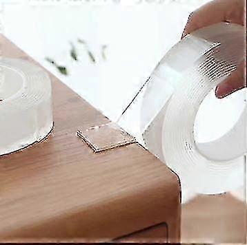 Durable nanotape reusable multifunction double-sided transparent