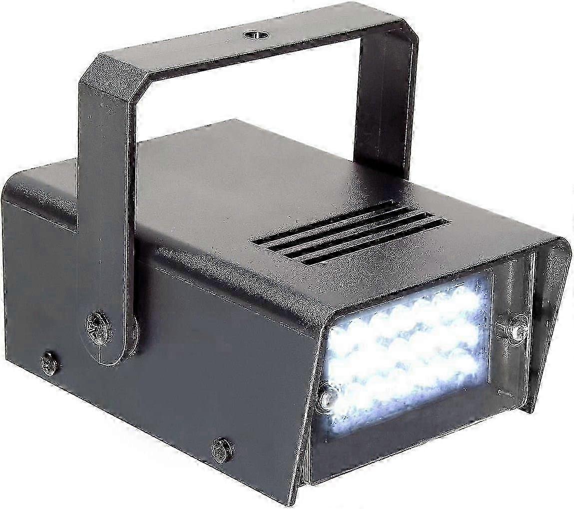 Mini Stroboscope 24 LED DJ Light Effect Ceiling/Wall Lighting Set Disco Atmosphere Adjustable Speed Automatic Programs High Intensity Low Power Consum