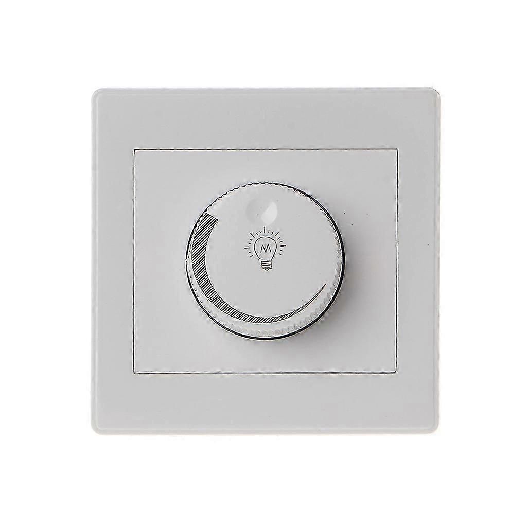 220V Rotary Dimmer Switch for Incandescent Lamps On/Off Universal Switch Panel Replacement