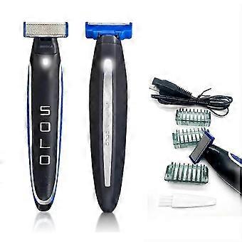 Elektrische microtrimmer Solo Touch oplaadbaar scheerapparaat voor mannen en vrouwen, volledige lichaamsverzorging, geen irritatie, lithium-ionbatterij