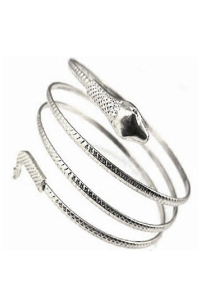 Mode Serpent Enroulé Spirale Bras Brassard Bracelet Bangle Doré