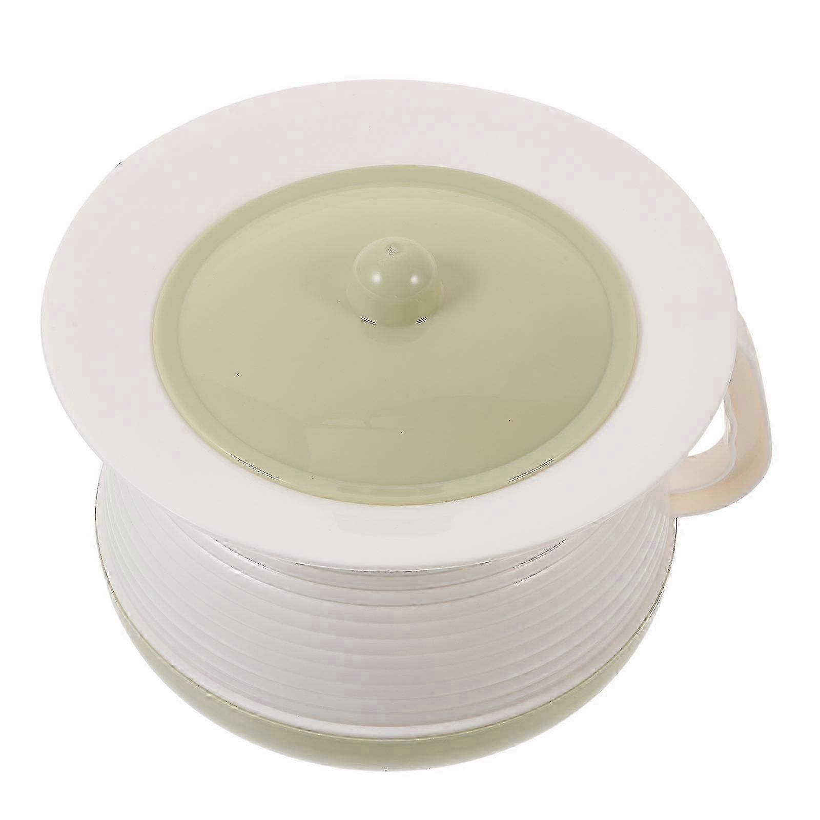 Portable Chamber Pot for Elderly Round Spittoon Hygienic Care Solution
