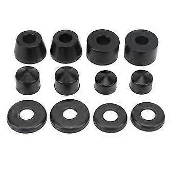 High-resilience black PU skateboard shock absorber, support and shock-absorbing pad compatible with smart longboardsWHBYV