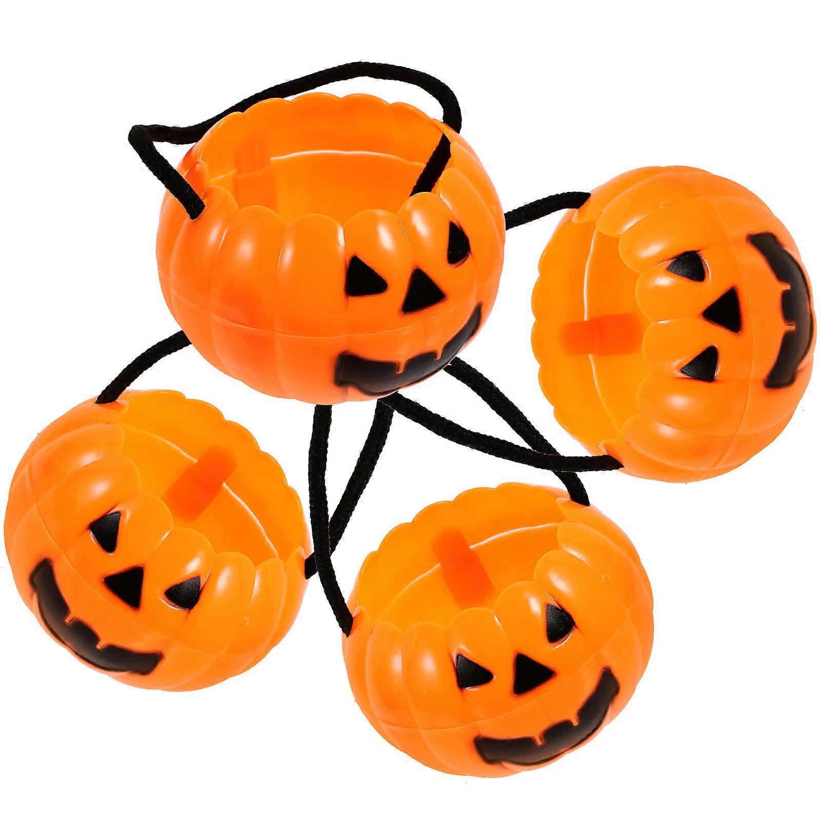 Pumpkin Buckets for Storage 8Pcs Candy Holders