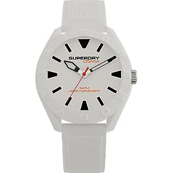 Superdry Osaka Japanese Quartz Analog Man Watch with SYG243W Silicone Bracelet