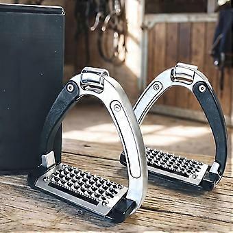 Horse Stirrup with Anti-Slip Footplate Wide Safety Stirrup Stable for Beginners