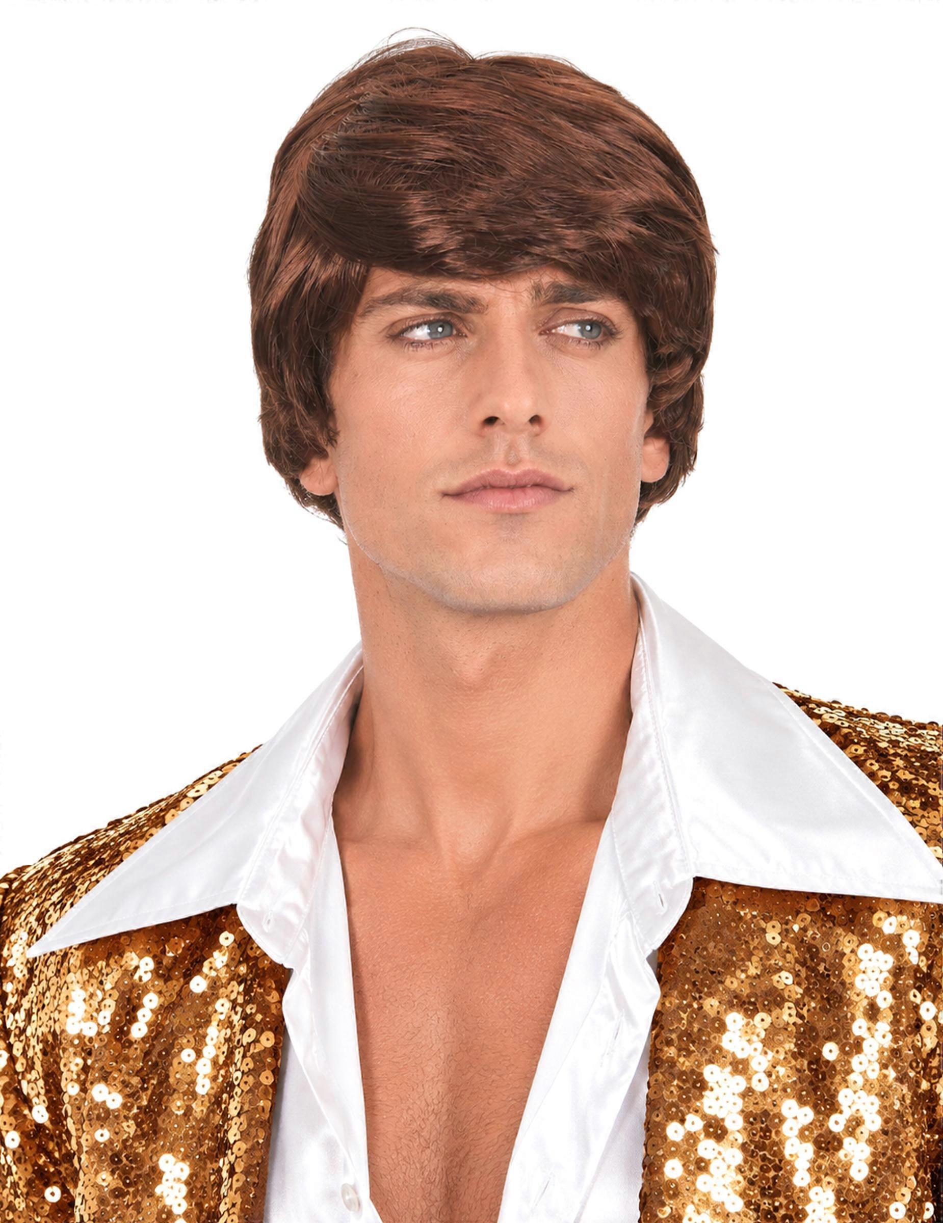 Roman man's brown wig