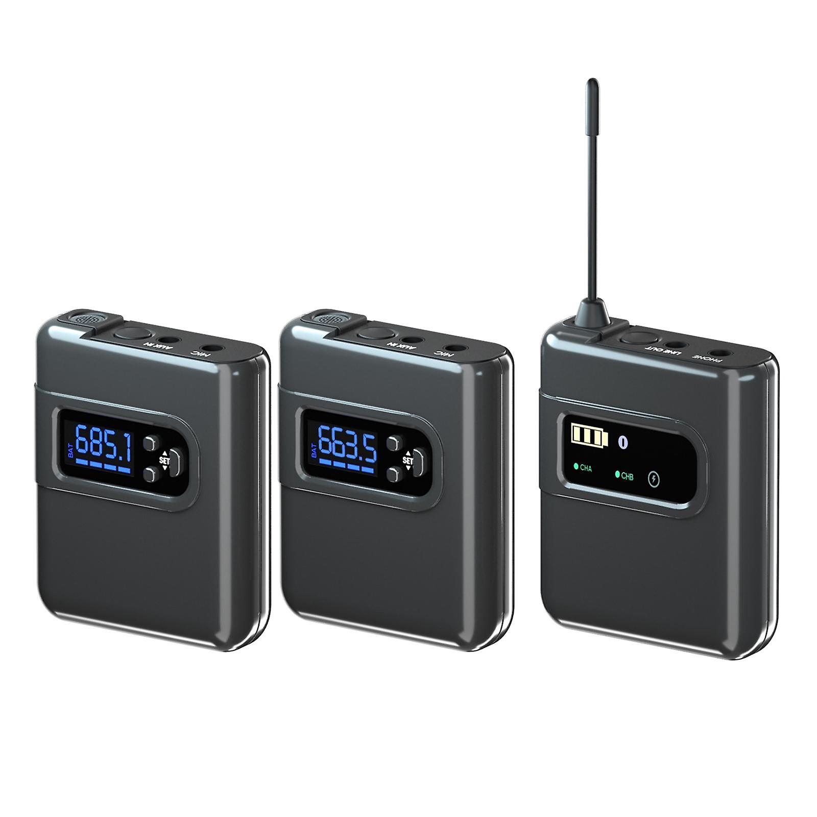 Portable Wireless Lavalier Microphone for Conference Interview B