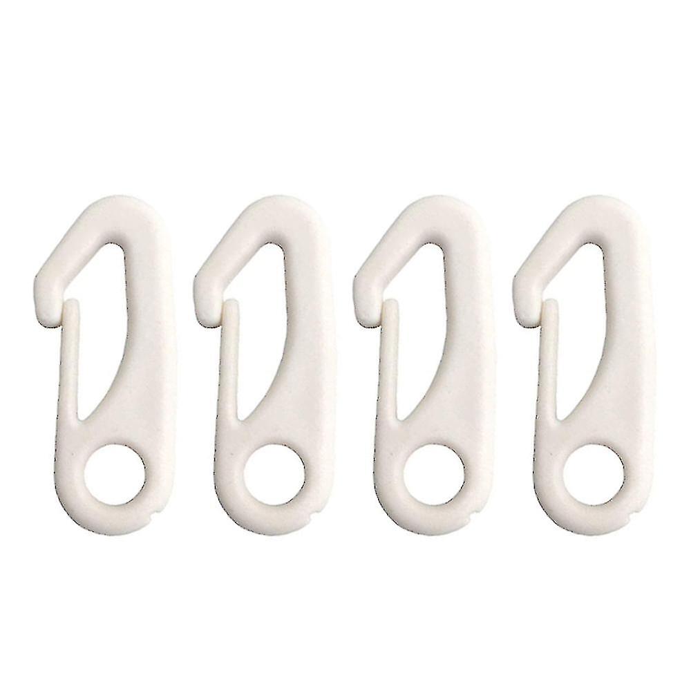 4 Pcs Flagpole Clip Hook Nylon Flagpole Attachment - Attaches Flags To