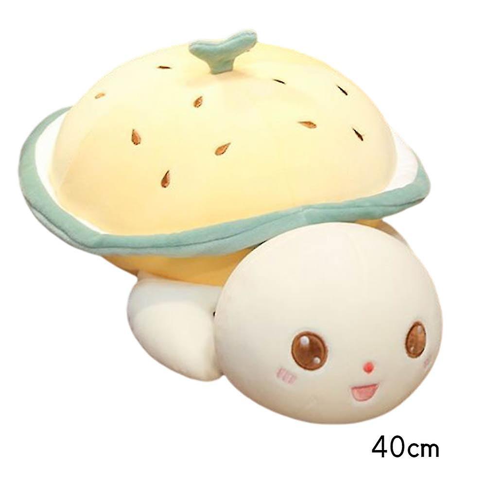 Adorable Watermelon Turtle Plush Doll Soft Stuffed Toy Kids Hugging Pillow