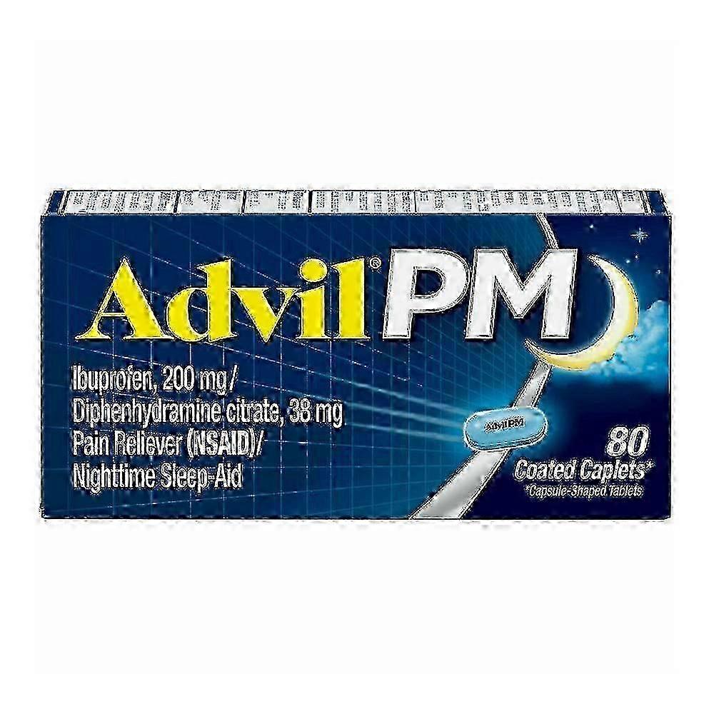Advil PM Παυσίπονο/νυχτερινό βοήθημα ύπνου, Caplets, 80 EA