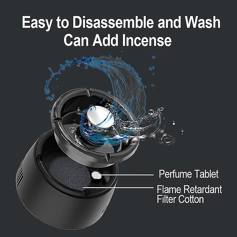 منفضة سجائر تنقية الهواء الذكية المحمولة إزالة الدخان منافض السجائر USB شحن 2000mah المنزل السلبي الدخان فلتر الهواء تنقية