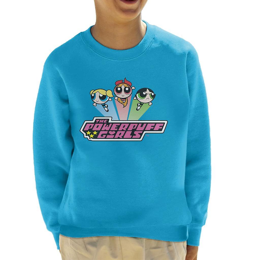Powerpuff Piger Classic Logo Sweatshirt til børn