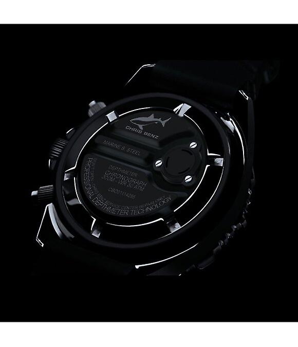 Montre Homme Chris Benz Chronographe Quartz CB-C300X-S-MB - Cadran Argent, Bracelet Acier - Neuve