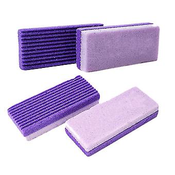 4stk Foot Pumice Svamp Stone Pedikyr For Foot Callus Exfoliate Hard Skin Fjern pedikyr Scrubber