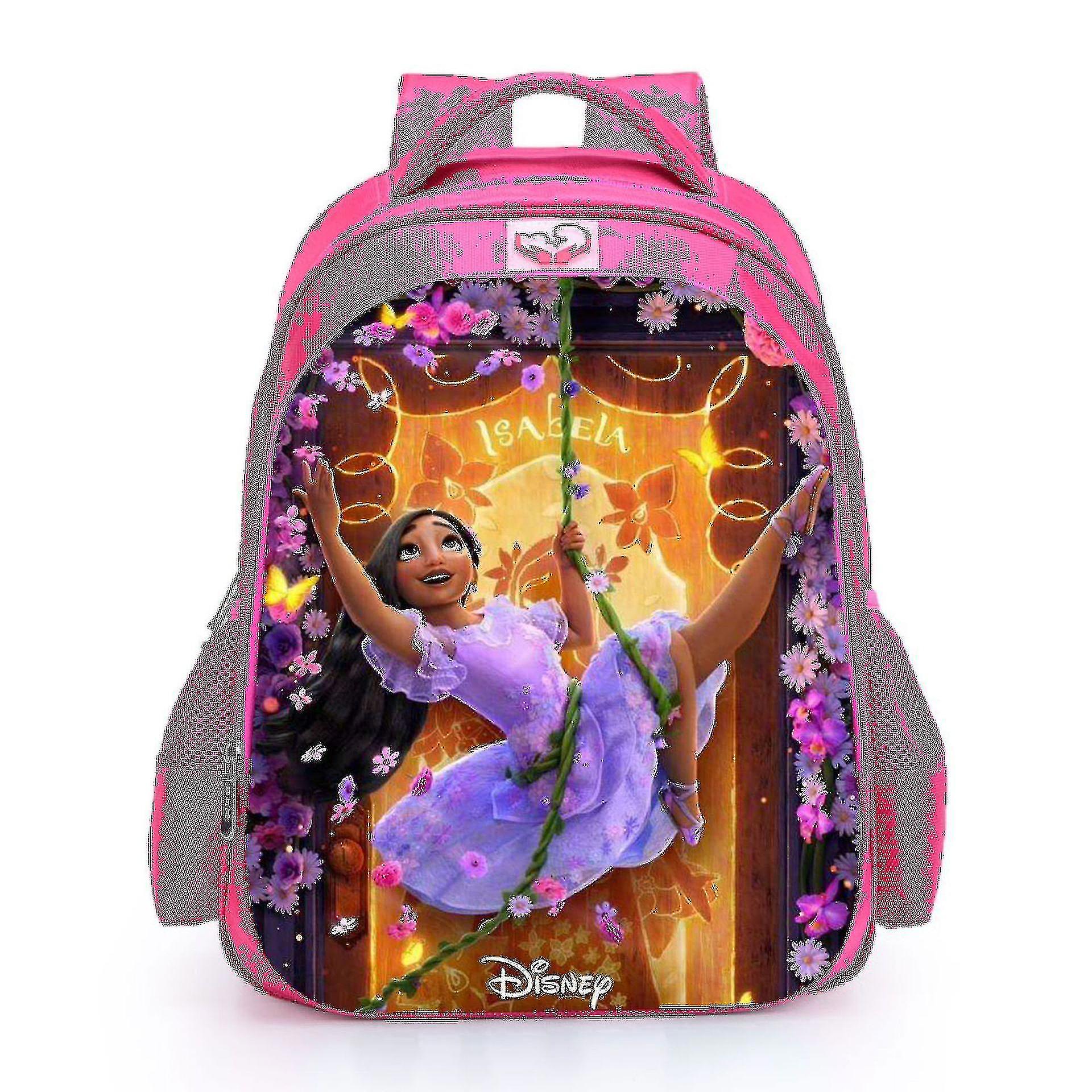 Encanto Childrens Schoolbag Rose Red Backpack