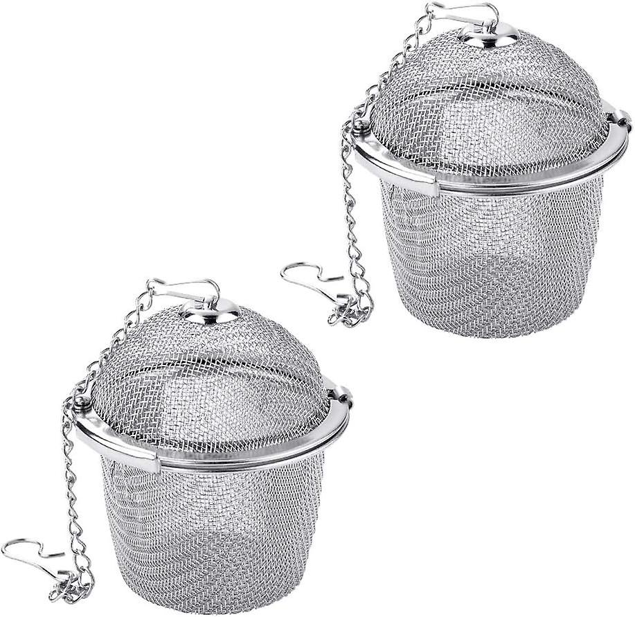 2 Pack Stainless Steel Tea Ball Infusers - Loose Leaf Tea