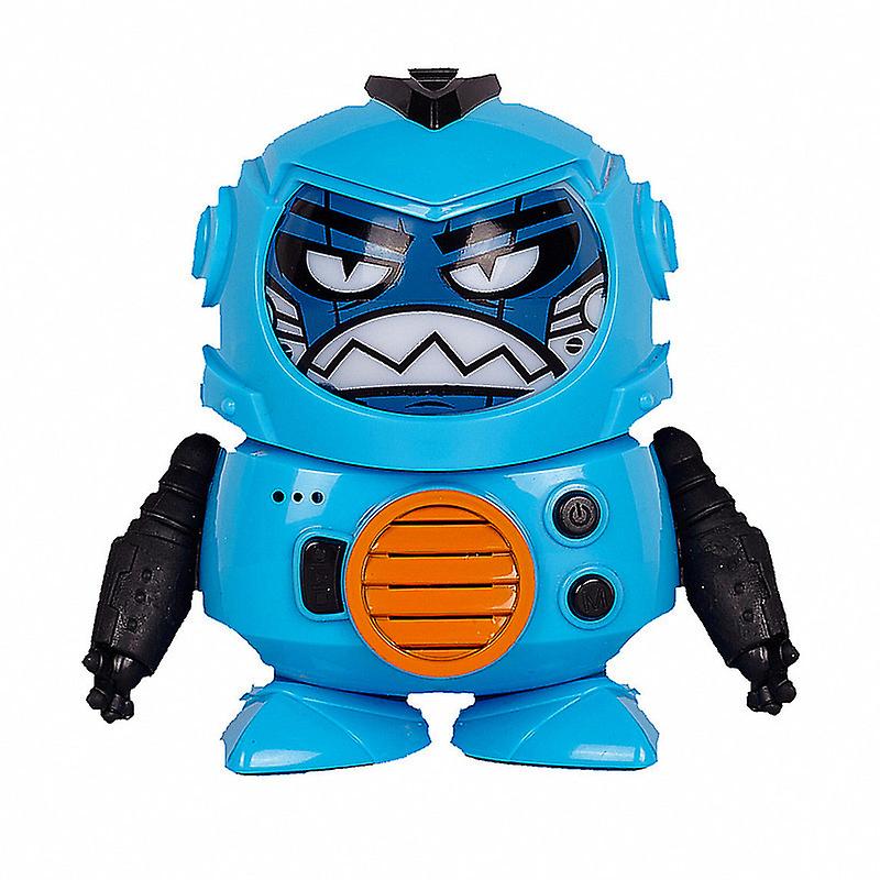 Helic Max-robot With 3 Modes Of Vocal Distortion, Toy With 3 Interchangeable Faces, Interactive Parent-child Game