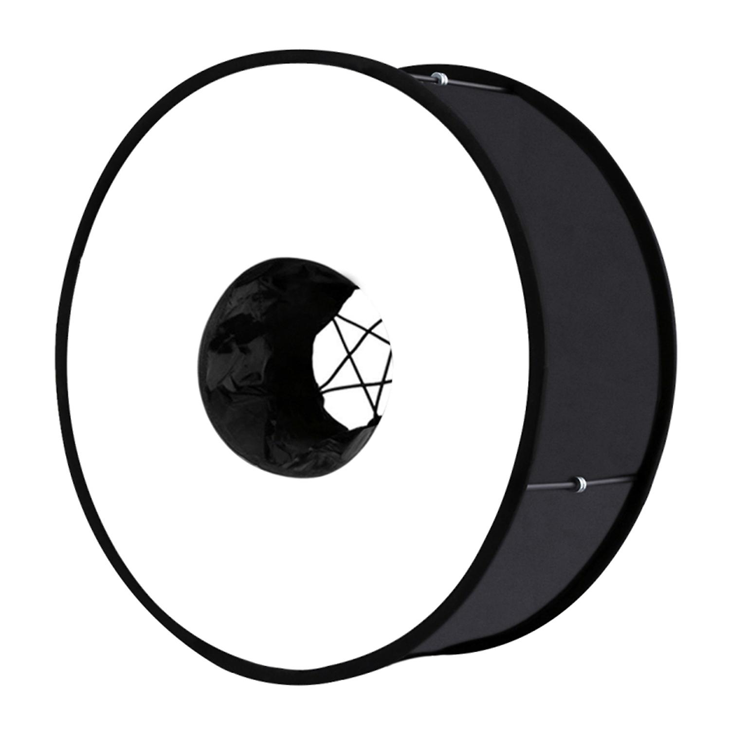 PULUZ 450mm Round Style Softbox Speedlight Flash Light Shoot Soft Box Foldable Soft Flash Light Diff