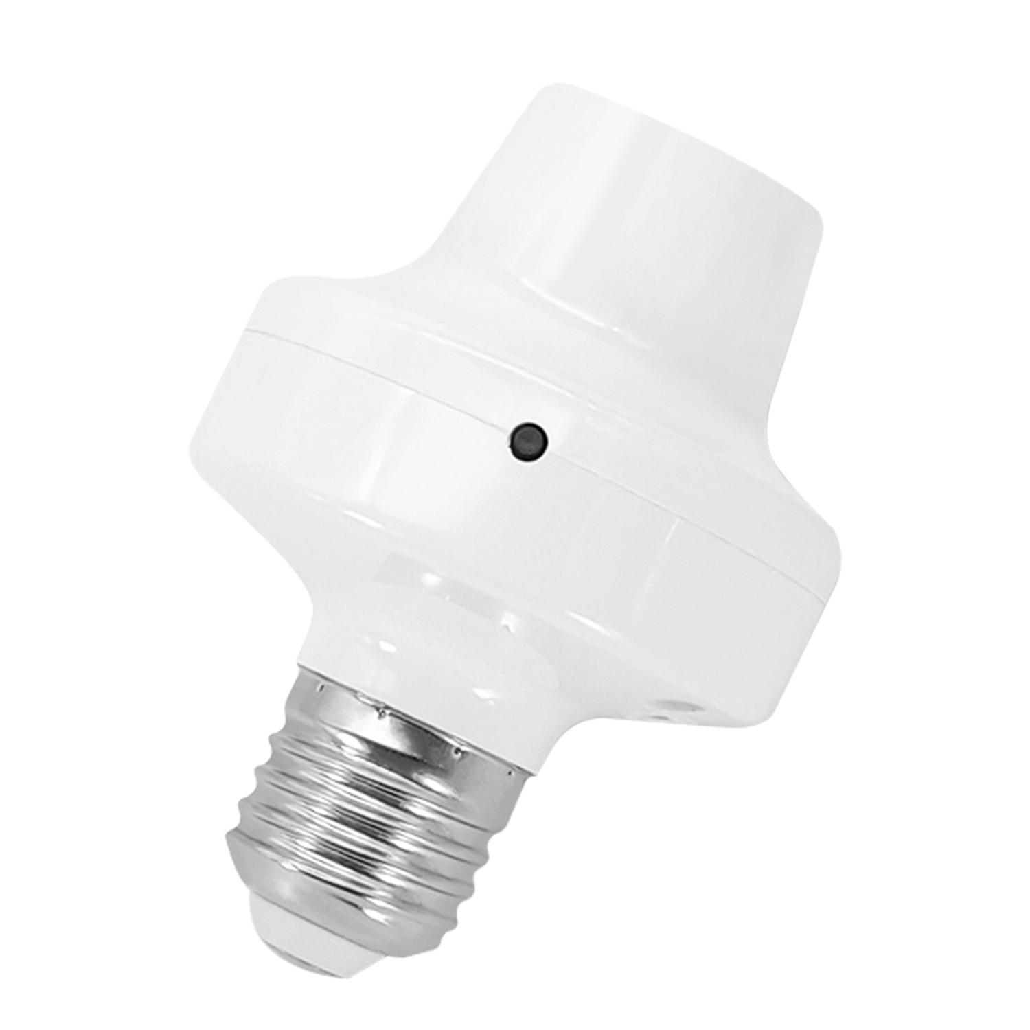 A C90-250V Wirelessly BT Connected Intelligent Light Bulbs E27 Base Socket Holder Supported Phones A
