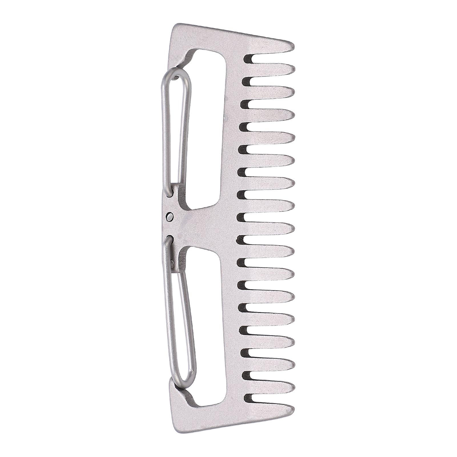 EDC Portable Comb Outdoor EDC Portable Antistatic Lightweight Comb Buckle Camping Tool