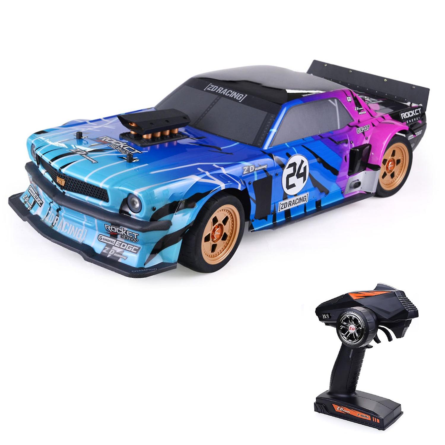 ZD Racing Remote Control Car, 1:7 Scale 70km/h 4WD 2.4G Remote Control Hypercar with 4282 2000KV Bru