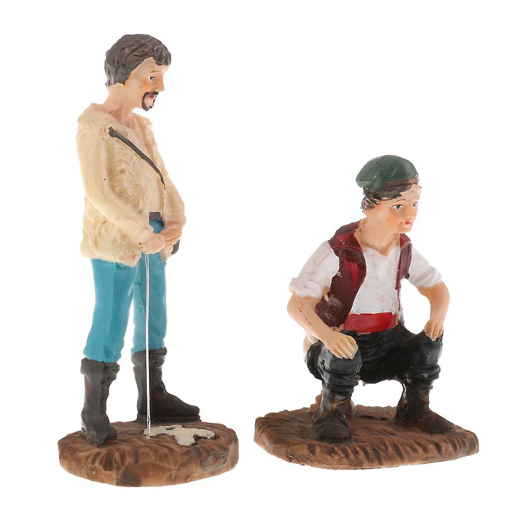 Sand Table Scene WC Shit Pee Doll People Figure Model Layout Landscape Scene