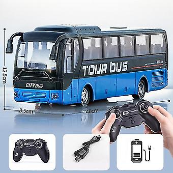 Genérico Modelo De Autobús: De Autobús Eléctrico De Diligencia De Ciudad Grande, De Juego De Roles con Batería para Auto Educativo con Música Y Luz, Puertas Funcionales Simuladas para