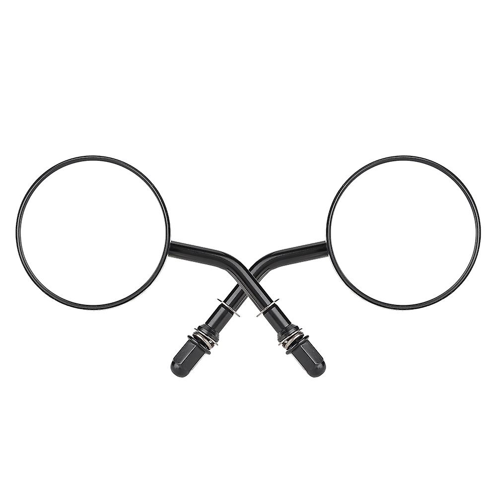 2PCS Round Motorcycle Modified Reflective Rear View Mirrors Reflective Rear View Side Mirrors