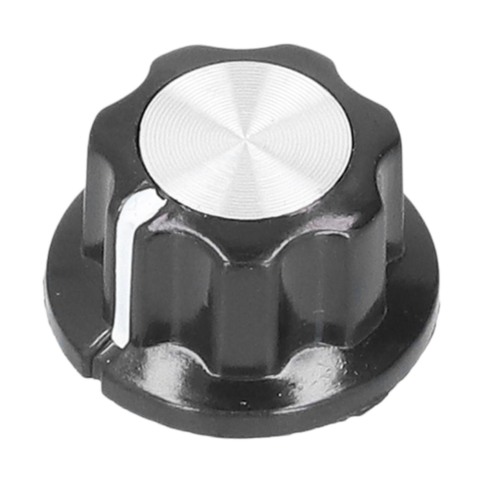 50Pcs Potentiometer Knob Side Screw Fixing Engineering Plastic Knobs Caps Replacement 20mm