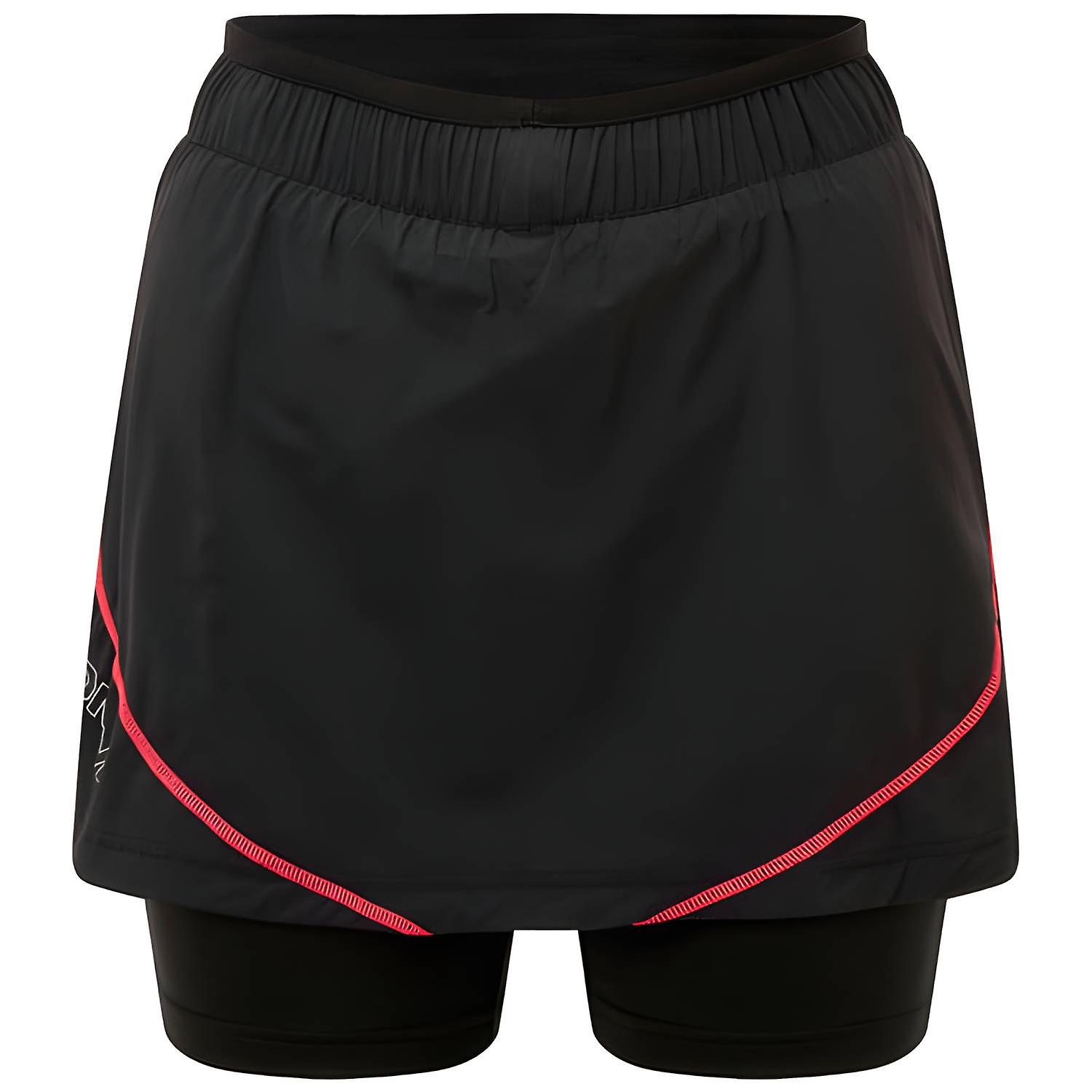 OMM Pace Women's Running Skort, Black/Pink