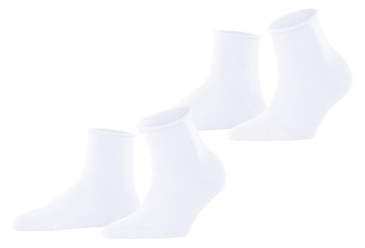 Esprit Basic Pure 2 Pack Short Socks - White