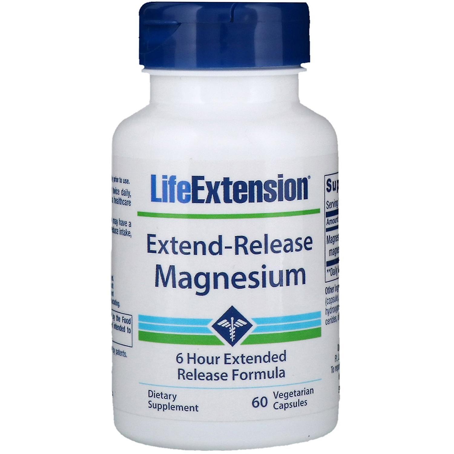 Life Extension, Extend-Release Magnesium, 60 Vegetarian Capsules