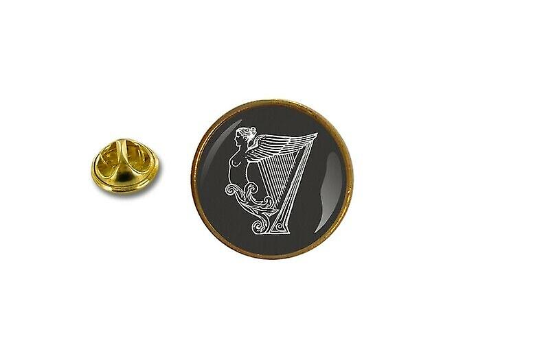 pine pine pine badge pin-apos;s metal with butterfly clamp harp Ireland