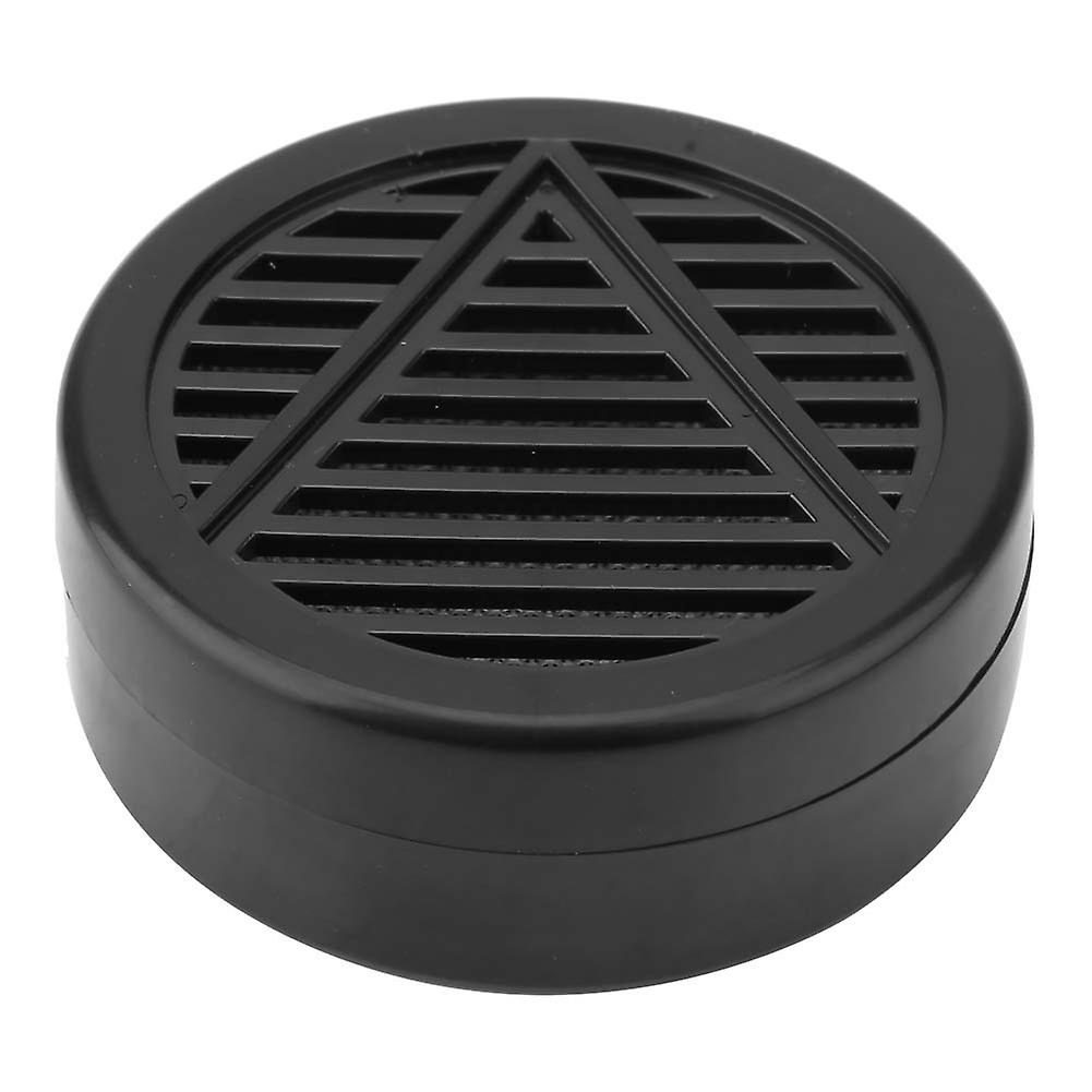 Round plastic pocket humidor for cigars and tobacco