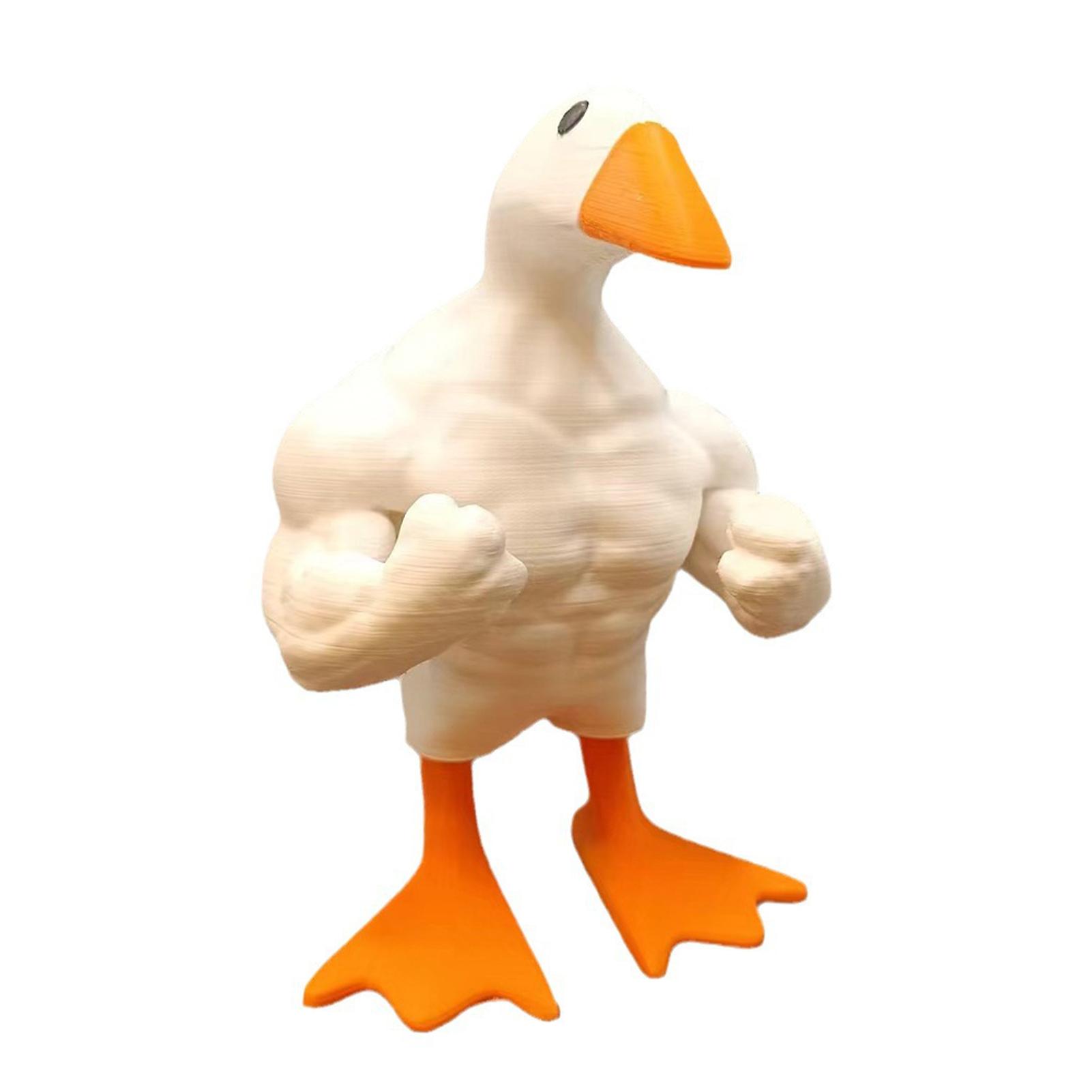 Cartoon Buffs Ducks Figurine Simple Desk Model Decorative Props for Home Bedroom