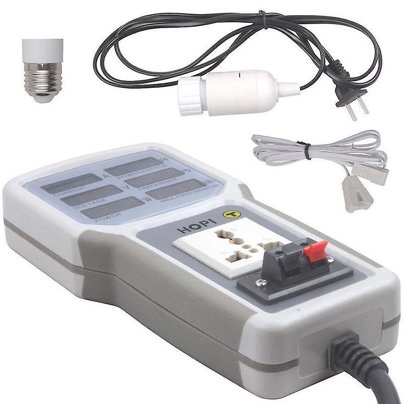 Hp-9800 Handheld Power Meter Power Analyzer Led Metering Socket Measurable Current-voltage Power Factor Eu Plug