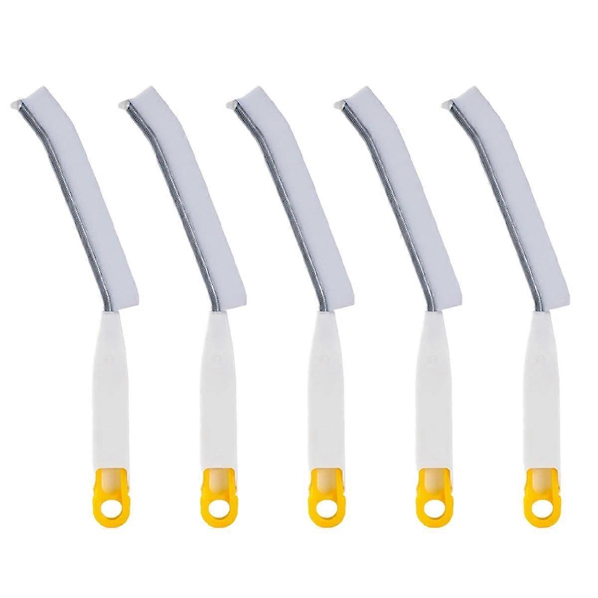 Multifunctional Long Crevice Brush,Hard Bristle Cleaning Brush, Bathroom, Floor Crack, Toilet No De