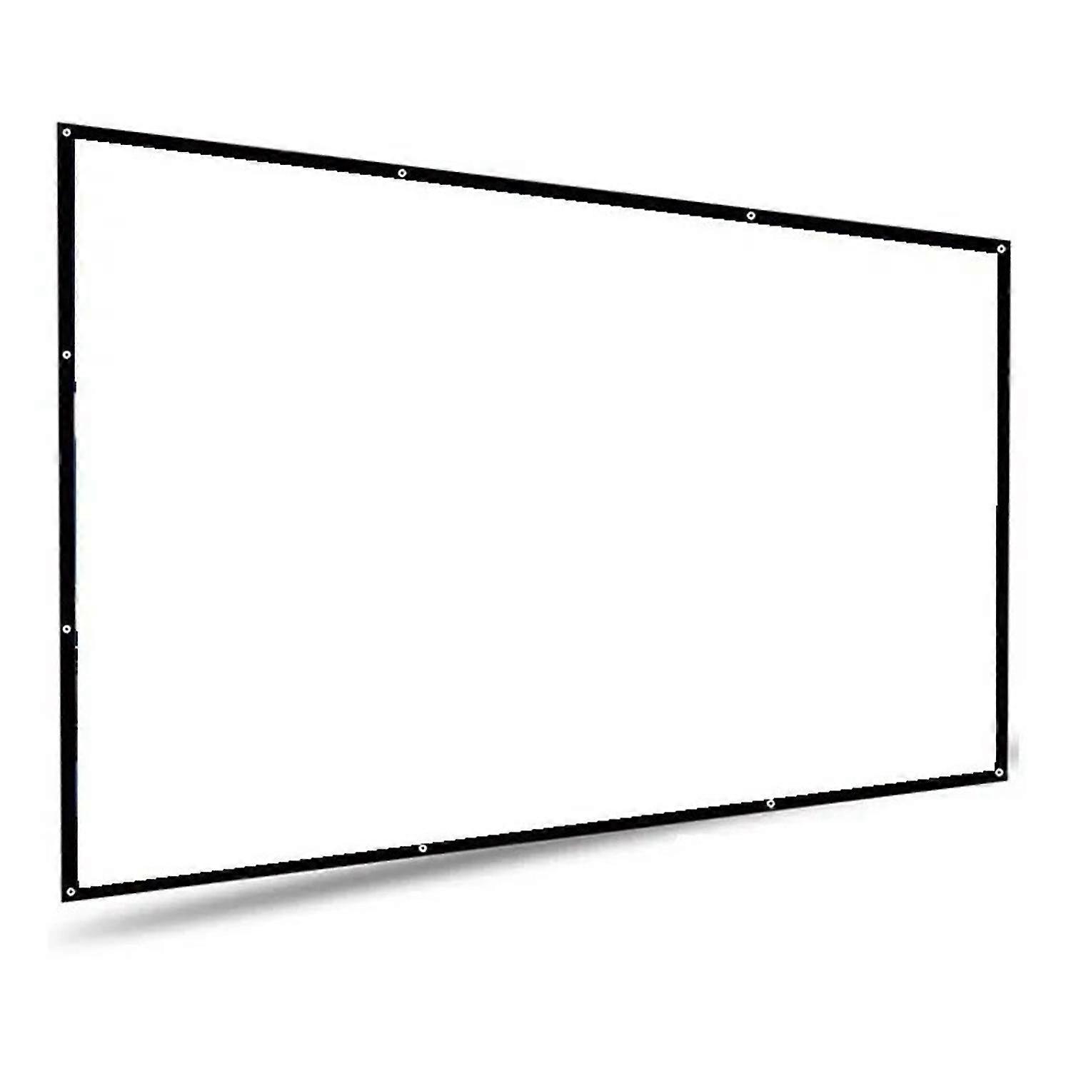 100 Inch Projector Screen 16:9 Foldable Wrinkle Resistant Precise Holes HD Projector Screen compatib