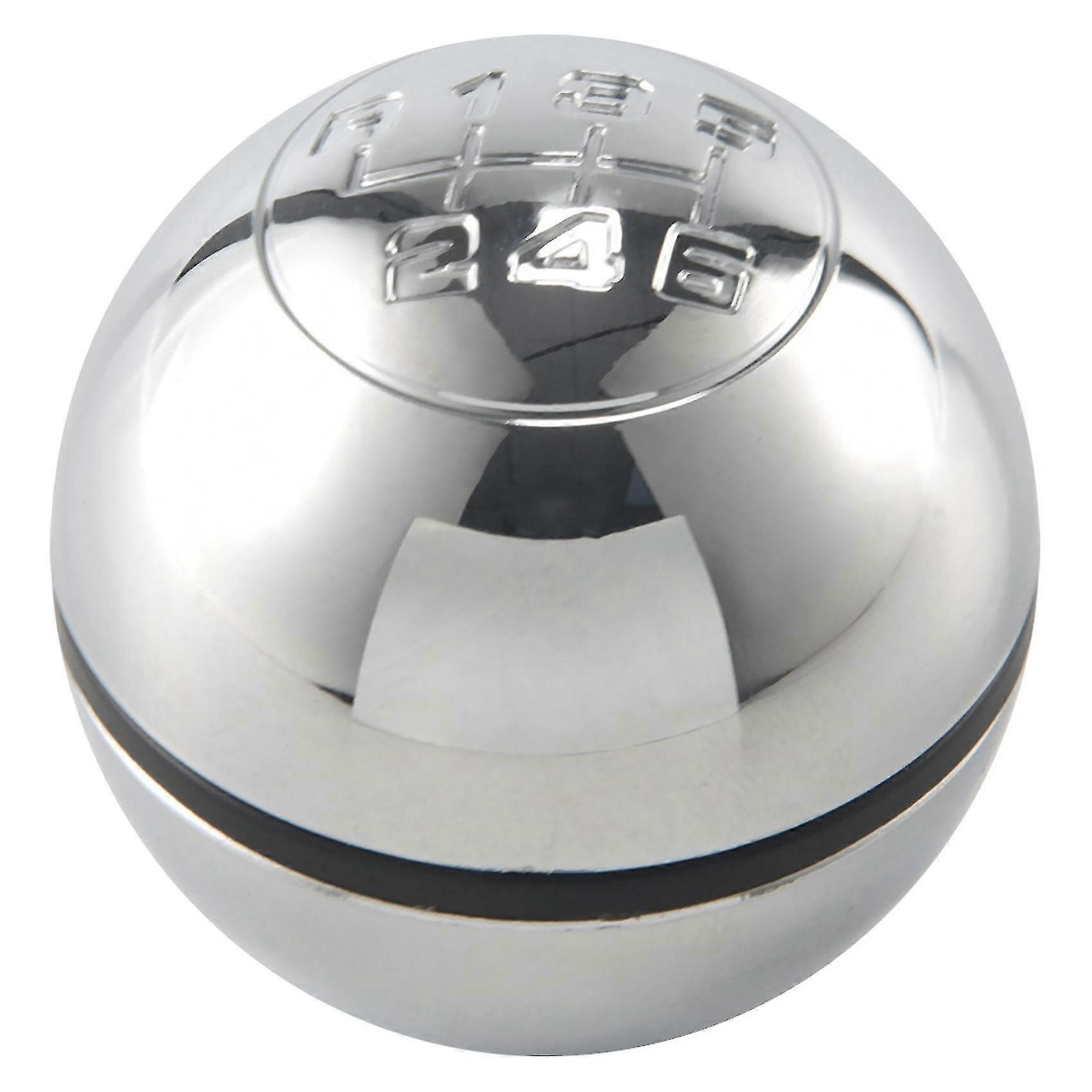 6 Speed Car Manual Gear Shift Knob Bright Lever Shifter Stick Hand Ball for 2010-On