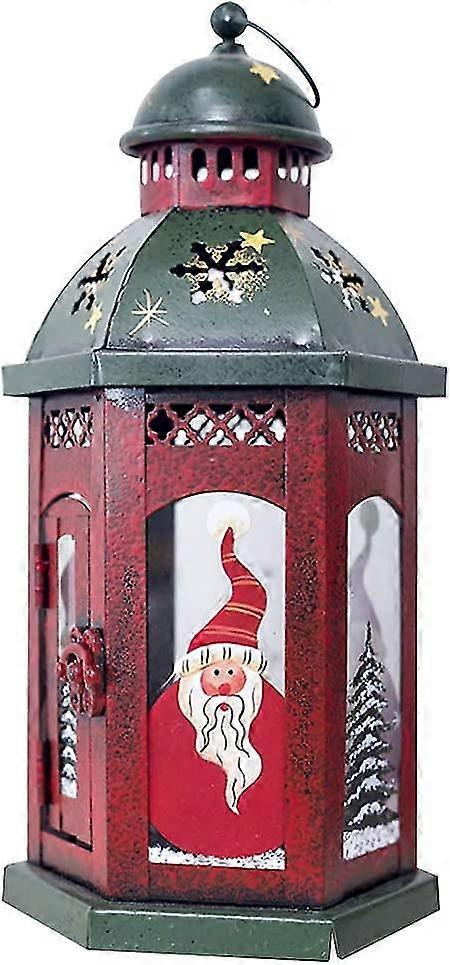 Christmas Lanterns Vintage Candlestick