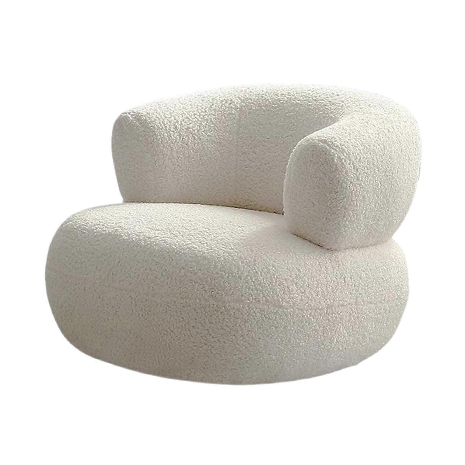 Modern Sofa Soft Portable Modern Lazy Sofa for Guest Room Office Living Room 90cmx75cmx60cm
