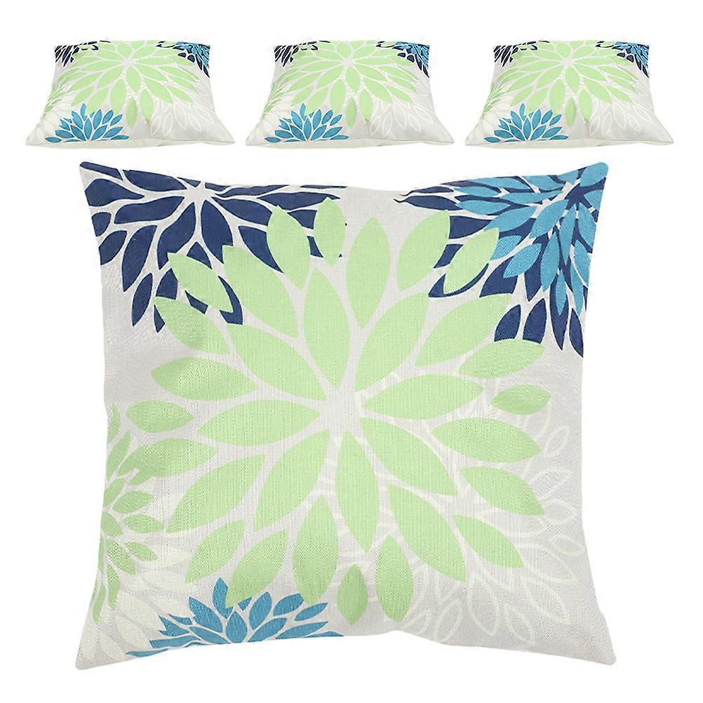 4pcs Sofa Pillow Covers Throw Pillow Covers Rustic Linen Decorative Pillows Covers