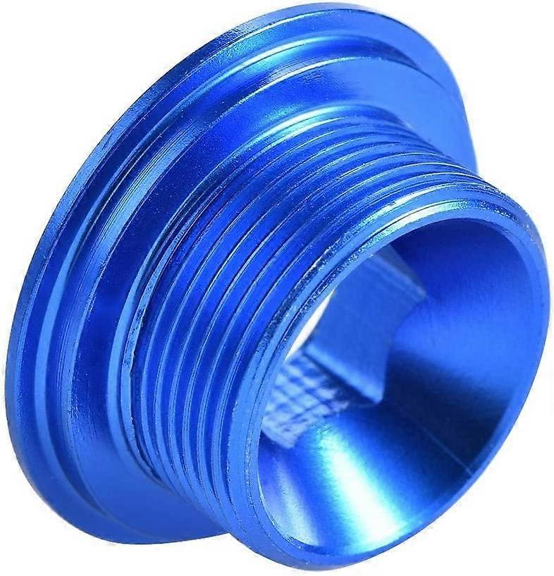 Mountain Bike Durable Aluminum Threaded Crank Arm Bolt Bracket (blue)
