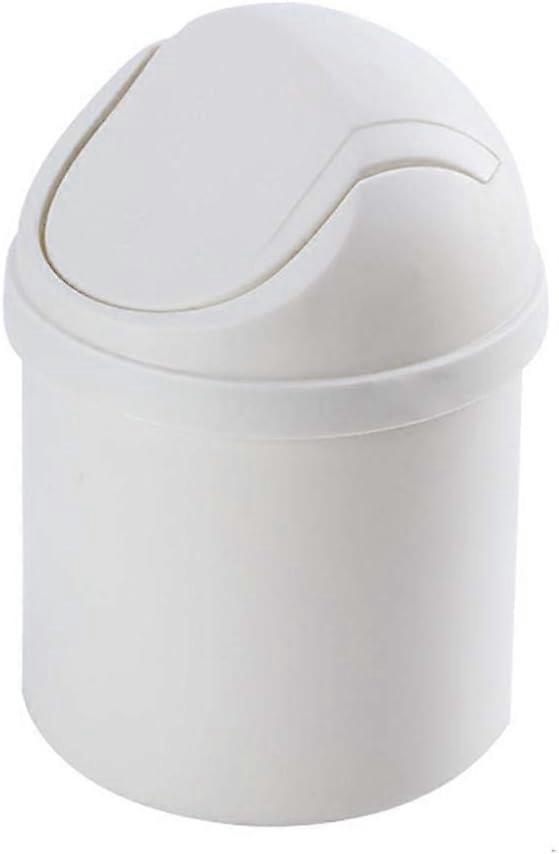 White Mini Office Bin, Small Waste Bin, Table Office Bin