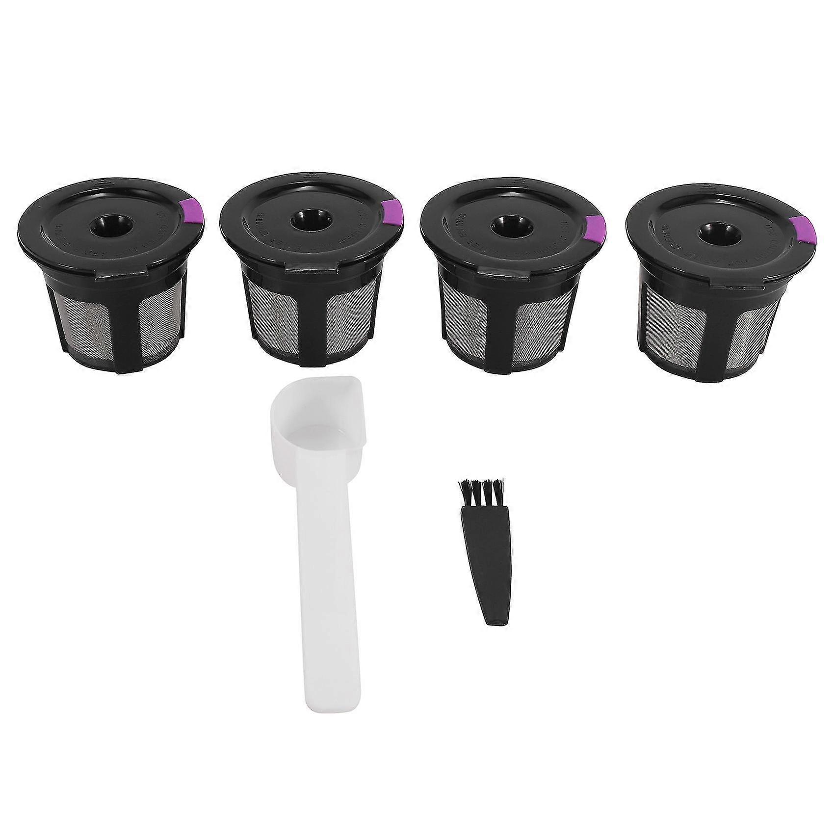 4pack Reusable For K Cups For 2.0 And 1.0 Mini Plus Brewers Universal Easy To And With Coffee Brush