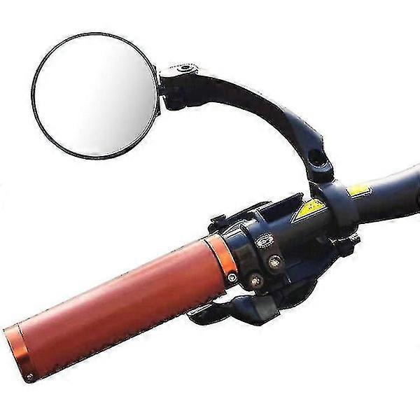 Adjustable Bicycle Mirror for Mountain and Road Bikes - Round, Right Side (1 Pack)